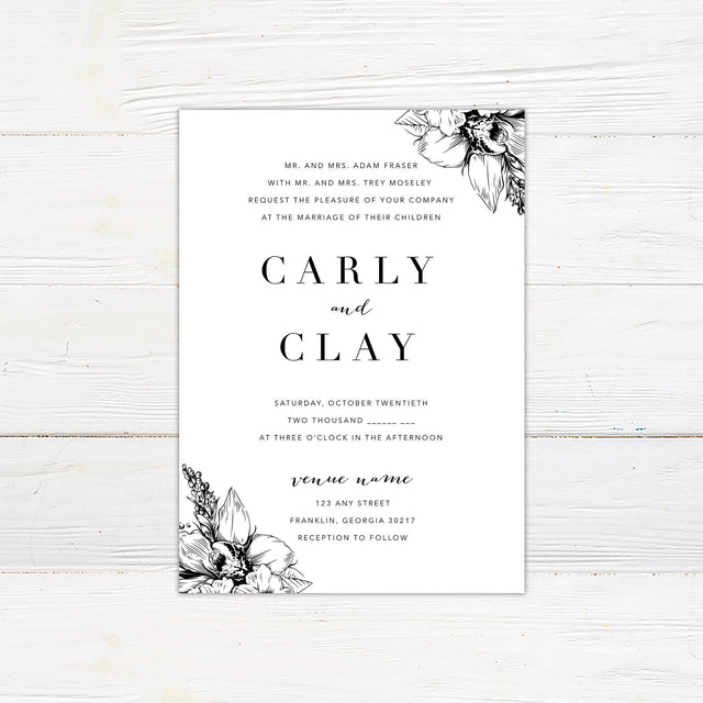 Simply Elegant Invitations - goprintplus