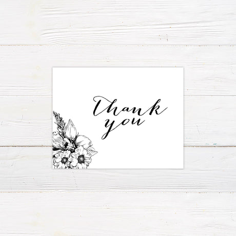 Simply Elegant Thank You Card - goprintplus