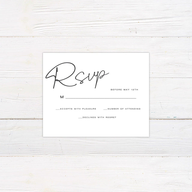 Simply Written RSVP - goprintplus