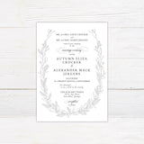 Sketched Vine Invitations - goprintplus