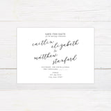 Slanted Script Invitations - goprintplus