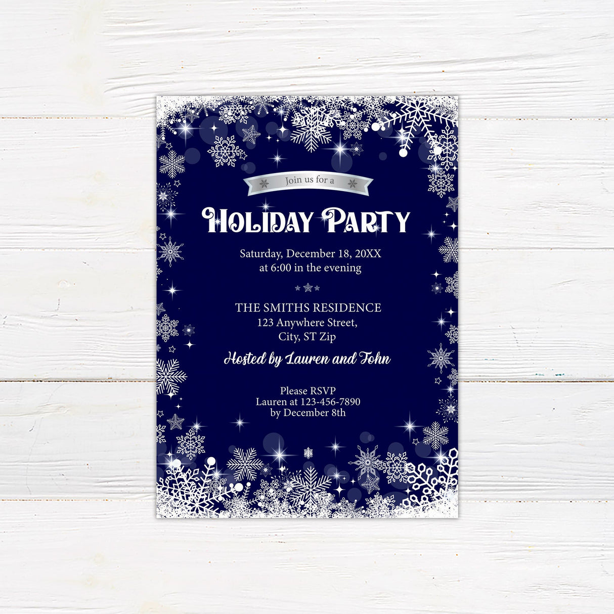 Snowflake-Holiday-Party-Invitation-Front-Thumbnail