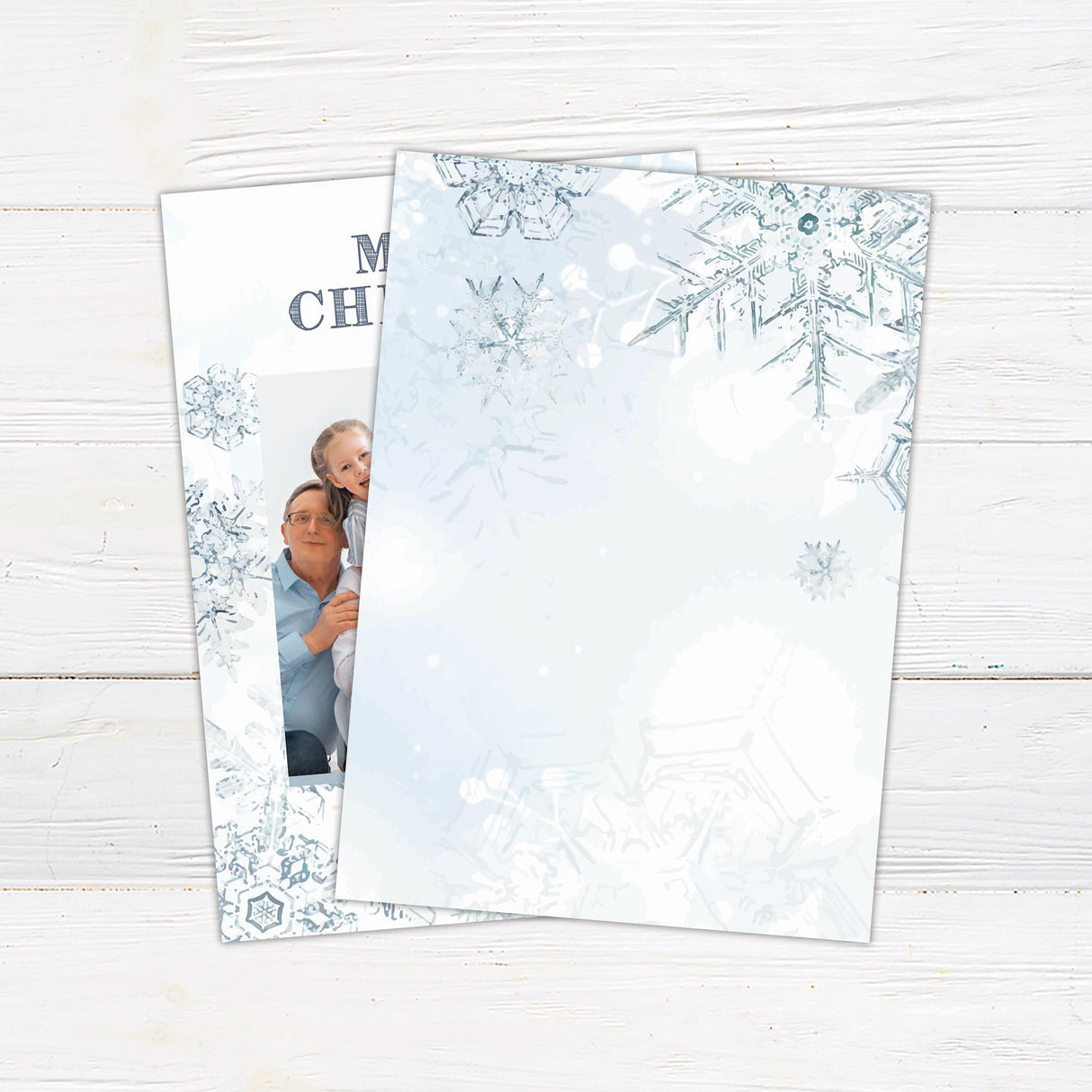 Snowflakes Christmas Card