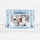 Snowy Birch Trees Holiday Card