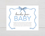 Soft Blue Ribbons Invitation