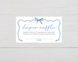 Soft Blue Ribbons Invitation