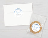 Soft Blue Ribbons Invitation