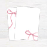 Soft Pink Ribbons Invitation