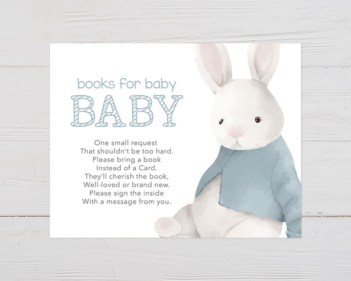 Soft Rabbit Baby Shower Invitation