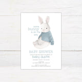 Soft Rabbit Baby Shower Invitation