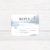 Soft Snowfall Invitations - goprintplus