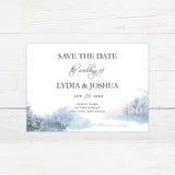 Soft Snowfall Invitations - goprintplus