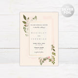 Soft Touch Foil Invitation - goprintplus