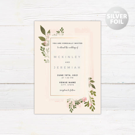 Soft Touch Foil Invitation - goprintplus