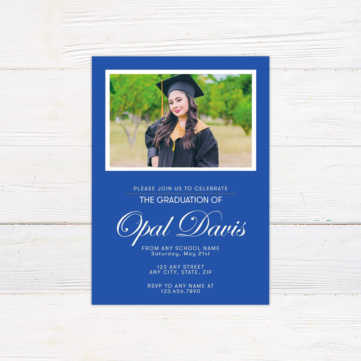 Solid Frame Graduation - goprintplus