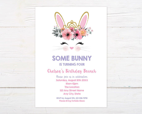 Some Bunny Invitation - goprintplus