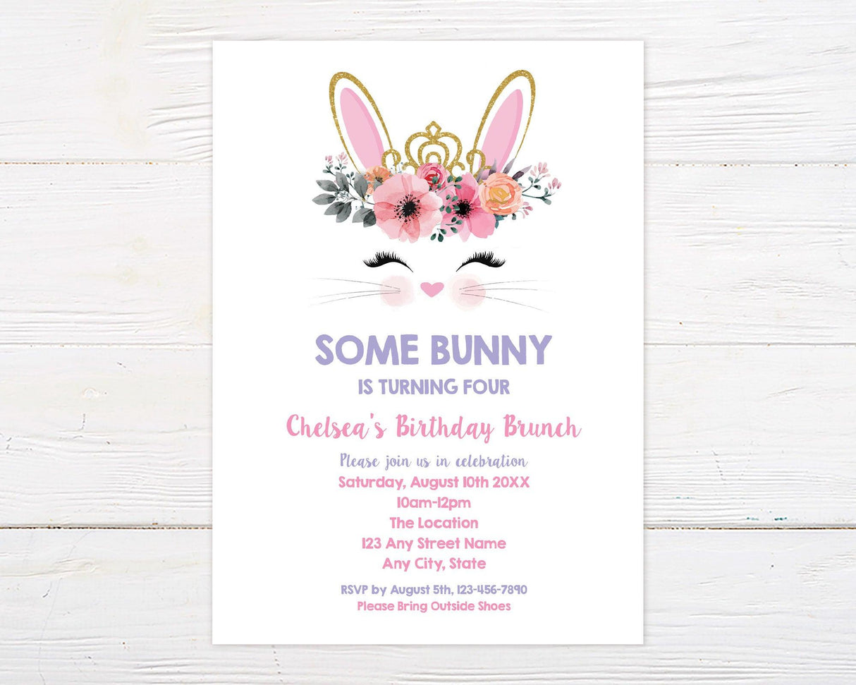 Some Bunny Invitation - goprintplus