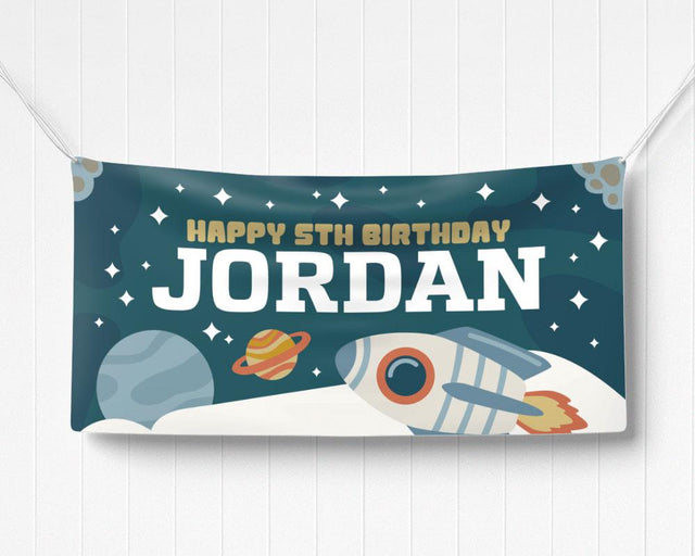 Space Party Banner - goprintplus