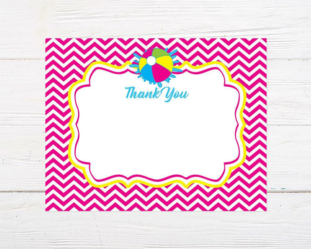 Splish Splash Thank You Card - goprintplus