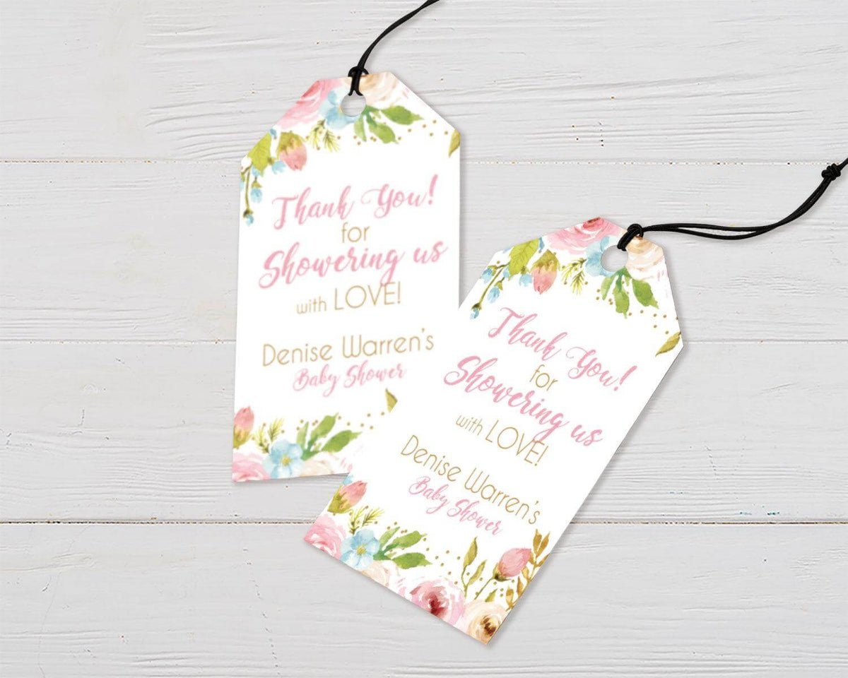 Spring Blossoms Favor Tags | Go Print Plus