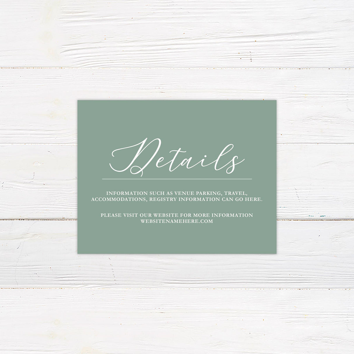 Spring Floral Spray Details Cards - goprintplus