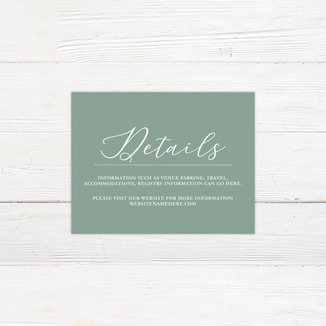 Spring Floral Spray Details Cards - goprintplus