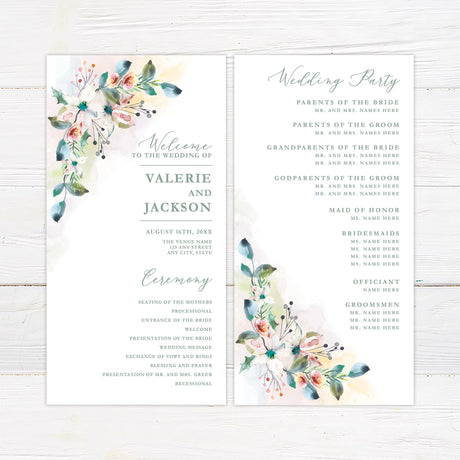 Spring Floral Spray Invitations - goprintplus