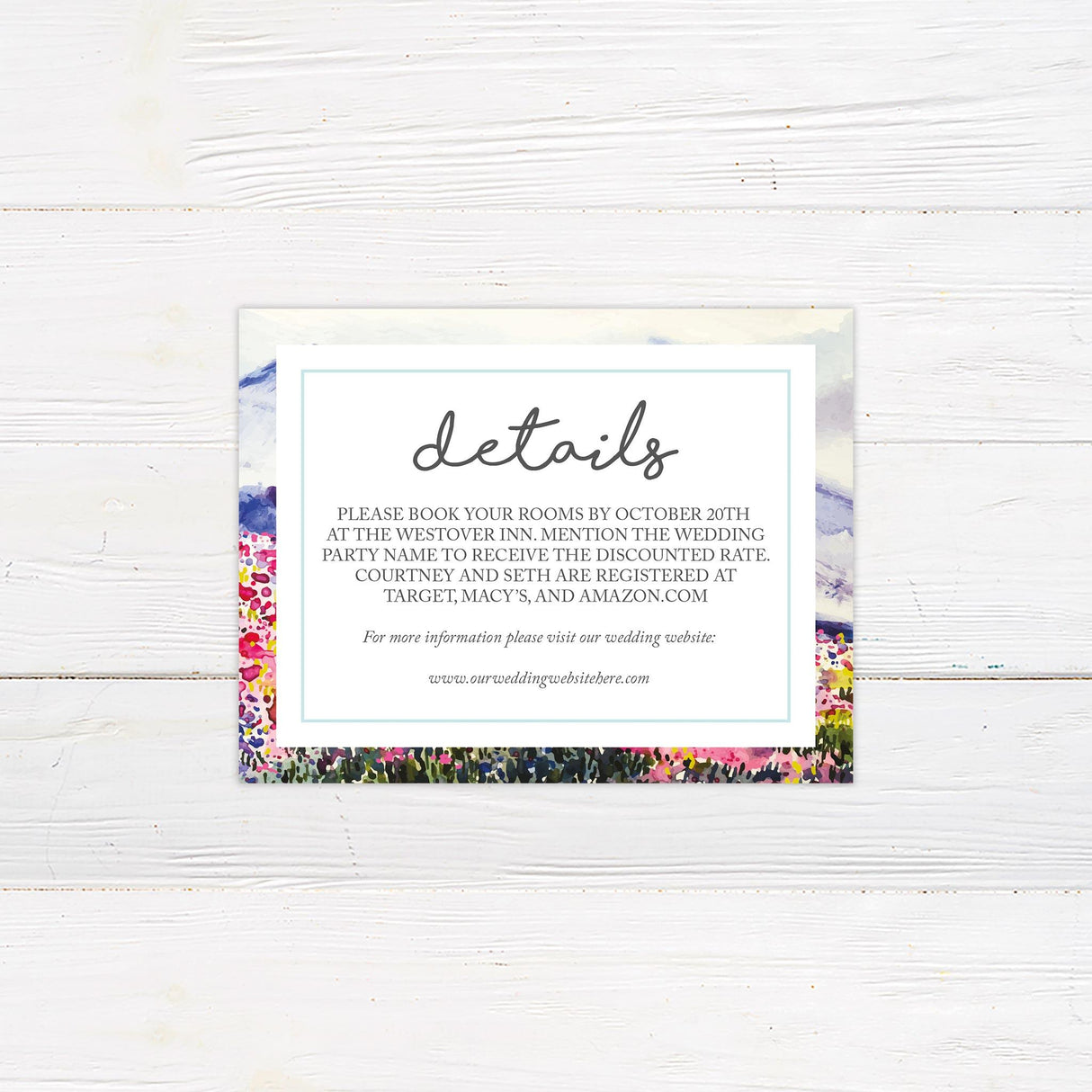 Spring Landscape Details Cards - goprintplus