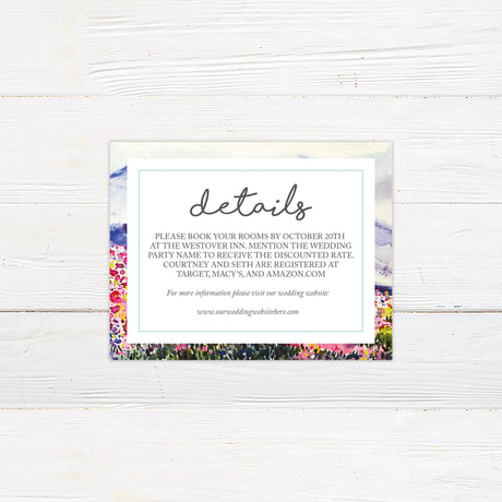 Spring Landscape Details Cards - goprintplus