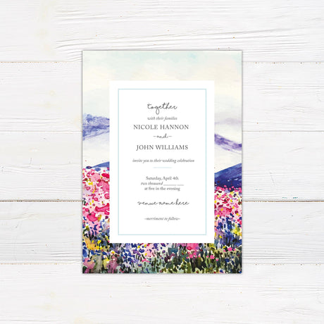 Spring Landscape Invitations - goprintplus