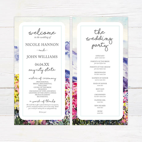 Spring Landscape Invitations - goprintplus