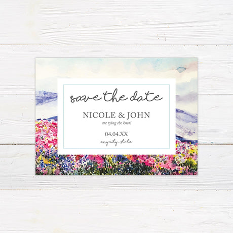 Spring Landscape Invitations - goprintplus