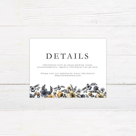 Spring Meadow Details Cards - goprintplus