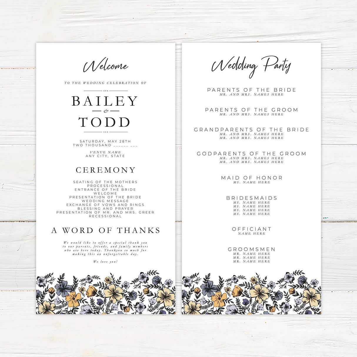 Spring Meadow Invitations - goprintplus