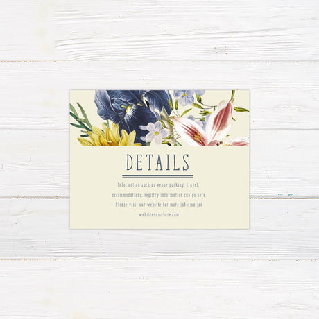 Spring Wildflower Details Cards - goprintplus