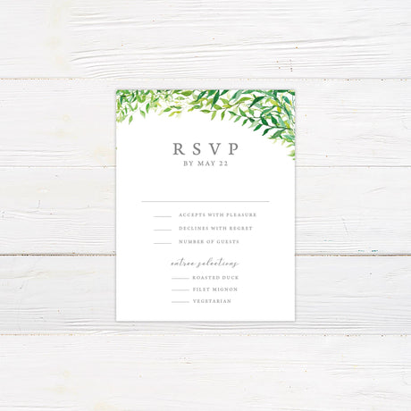 Sprinkled Leaves Invitations - goprintplus