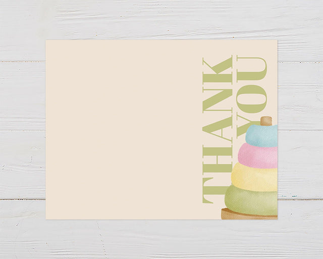 Stacking Rings Thank You Card - goprintplus