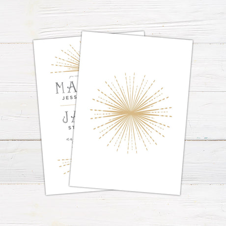 Starburst Invitations - goprintplus