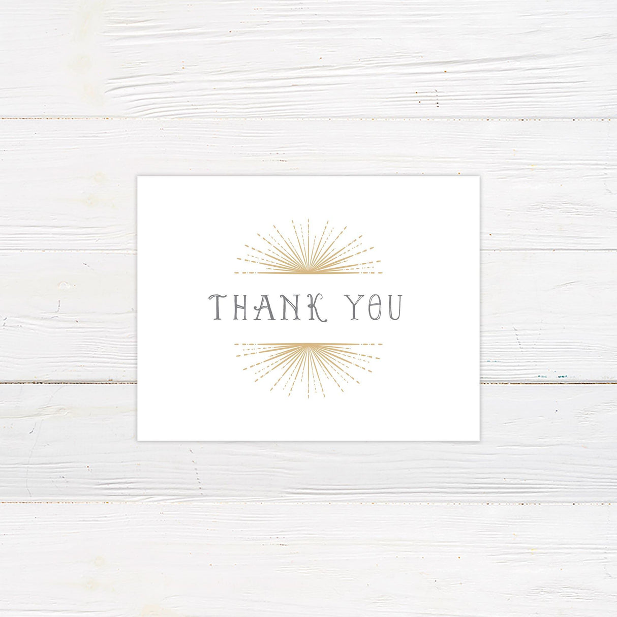 Starburst Thank You Card - goprintplus