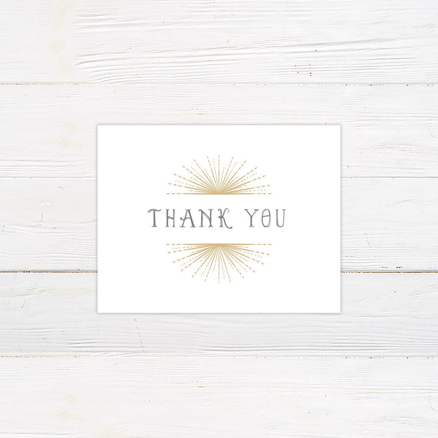 Starburst Thank You Card - goprintplus