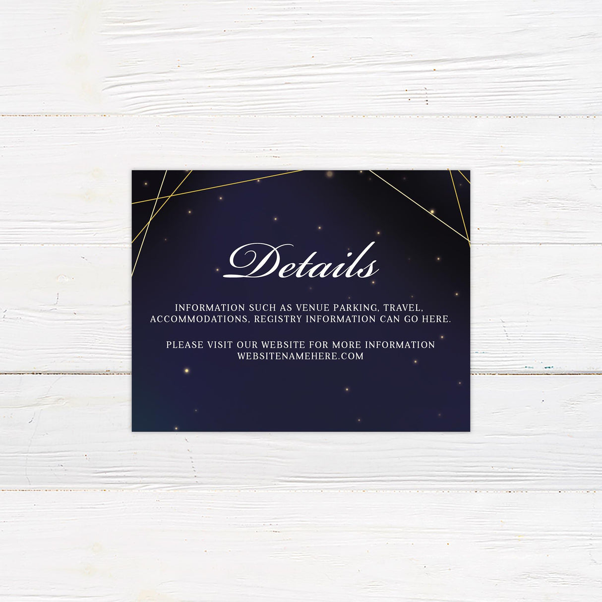 Starry Night Details Cards - goprintplus