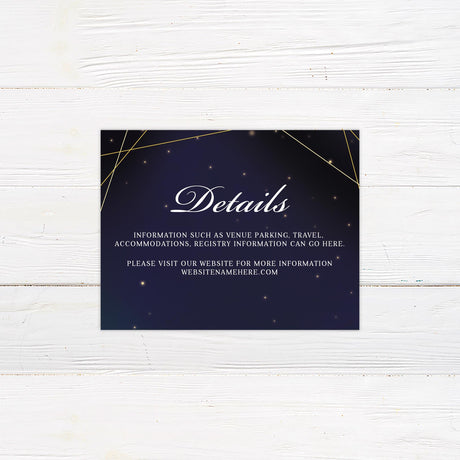 Starry Night Invitations - goprintplus