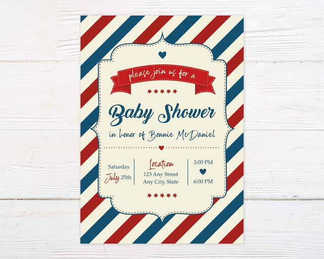 Stars and Stripes Shower - goprintplus