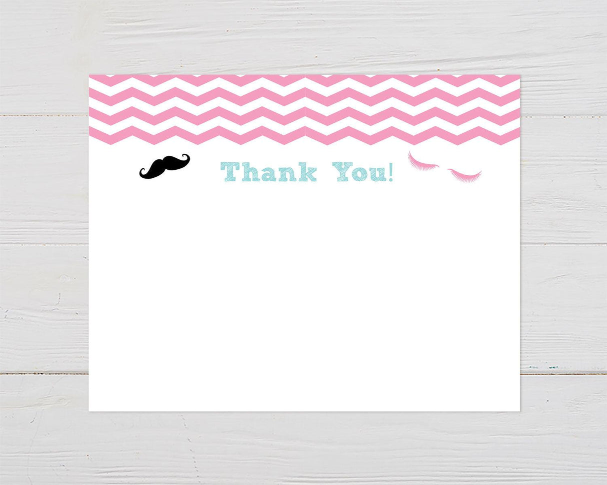 Stashes or Lashes Thank You Card - goprintplus