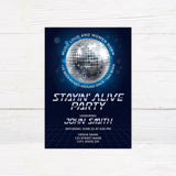 Stayin' Alive Party Invitation