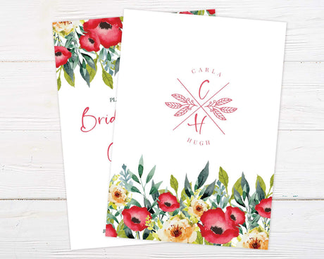 Summer Poppies Invitation - goprintplus