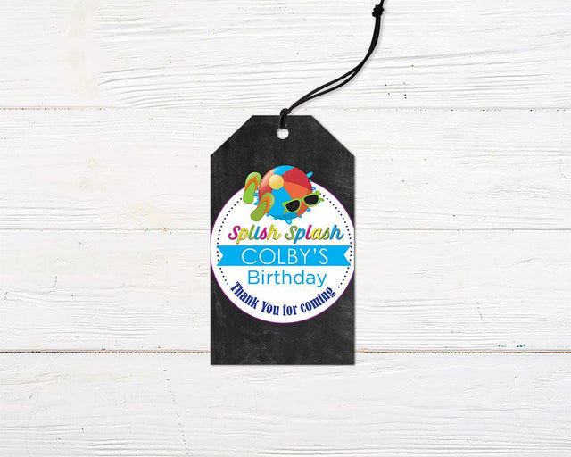 Summer Bash Favor Tag - goprintplus