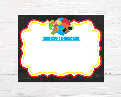 Summer Bash Thank You Card - goprintplus