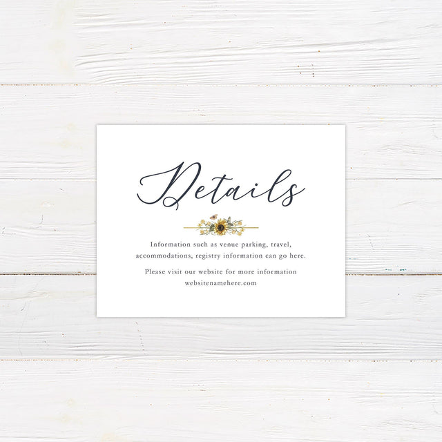 Sunflower and Butterfly Details Cards - goprintplus