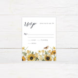 Sunflower and Butterfly Invitations - goprintplus